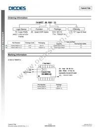 74AHCT86S14-13 Datasheet Page 5