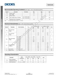 74AHCU04T14-13 Datasheet Page 3