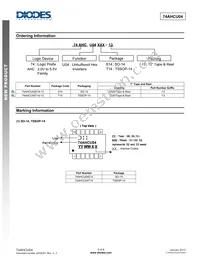 74AHCU04T14-13 Datasheet Page 5
