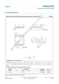 74AHCV07APWJ Datasheet Page 10