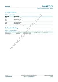 74AHCV07APWJ Datasheet Page 11