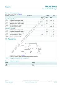 74AHCV14APWJ Datasheet Page 8