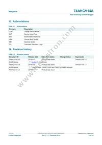 74AHCV14APWJ Datasheet Page 11