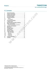 74AHCV14APWJ Datasheet Page 14