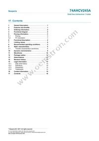 74AHCV245APWJ Datasheet Page 16