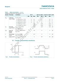 74AHCV541APWJ Datasheet Page 6