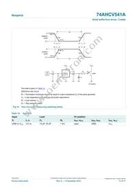 74AHCV541APWJ Datasheet Page 11