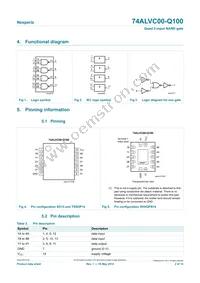 74ALVC00BQ-Q100X Datasheet Page 2