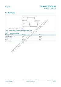 74ALVC00BQ-Q100X Datasheet Page 6