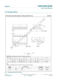 74ALVC00BQ-Q100X Datasheet Page 8