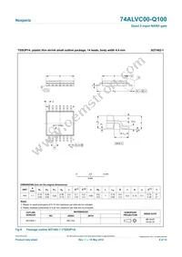 74ALVC00BQ-Q100X Datasheet Page 9