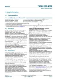 74ALVC00BQ-Q100X Datasheet Page 12