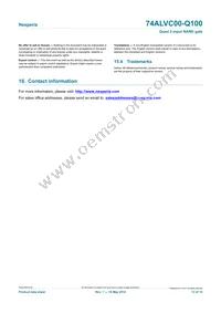 74ALVC00BQ-Q100X Datasheet Page 13