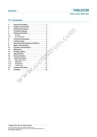 74ALVC00D Datasheet Page 14