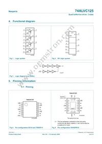 74ALVC125BQ Datasheet Page 2