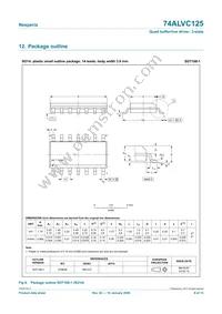 74ALVC125BQ Datasheet Page 8