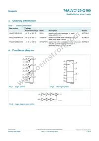 74ALVC125BQ-Q100X Datasheet Page 2