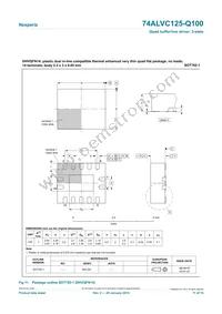 74ALVC125BQ-Q100X Datasheet Page 11