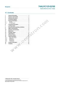 74ALVC125BQ-Q100X Datasheet Page 15