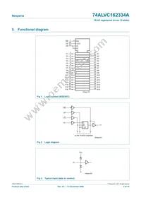 74ALVC162334ADGG:1 Datasheet Page 3