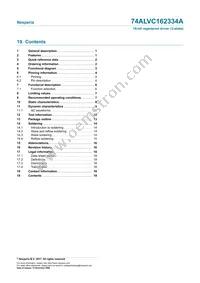 74ALVC162334ADGG:1 Datasheet Page 19