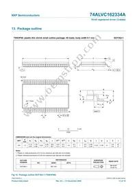 74ALVC162334ADGG:5 Datasheet Page 13