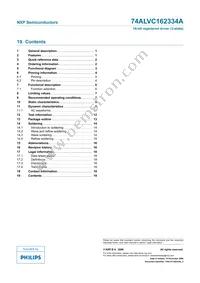 74ALVC162334ADGG:5 Datasheet Page 19