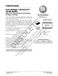 74ALVC16240DTR Datasheet Cover