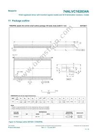 74ALVC162834ADGG Datasheet Page 11