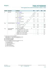 74ALVC162835ADGG Datasheet Page 8