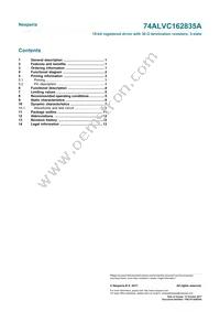 74ALVC162835ADGG Datasheet Page 15