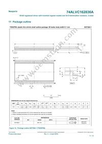 74ALVC162836ADGG Datasheet Page 11