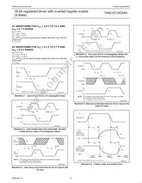 74ALVC16334ADGG:11 Datasheet Page 8