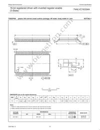 74ALVC16334ADGG:11 Datasheet Page 10