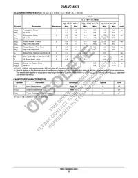 74ALVC16373DTR Datasheet Page 5