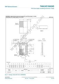 74ALVC164245BQ Datasheet Page 16