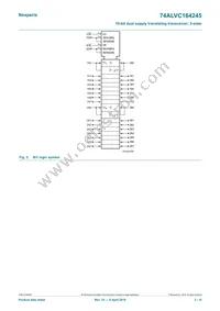 74ALVC164245BX Datasheet Page 3