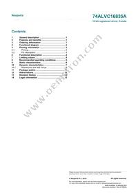 74ALVC16835ADGG Datasheet Page 15