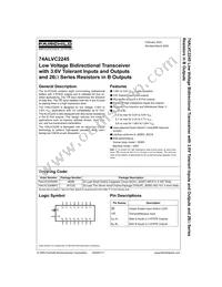 74ALVC2245WMX Datasheet Cover