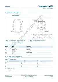 74ALVC32BQ-Q100X Datasheet Page 3