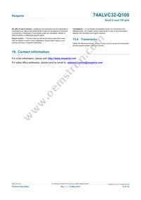 74ALVC32BQ-Q100X Datasheet Page 14