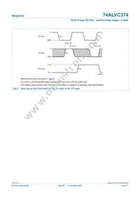 74ALVC374PW Datasheet Page 10