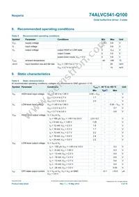 74ALVC541BQ-Q100X Datasheet Page 5
