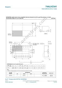 74ALVC541D Datasheet Page 12