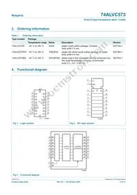 74ALVC573PW Datasheet Page 2