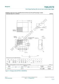 74ALVC74D Datasheet Page 14