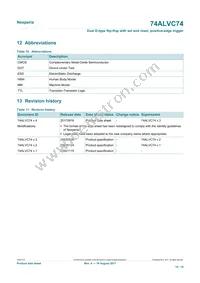 74ALVC74D Datasheet Page 15