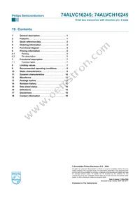 74ALVCH16245DGG:51 Datasheet Page 17