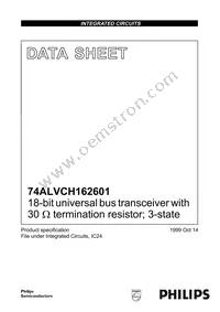 74ALVCH162601DGG:1 Datasheet Page 2