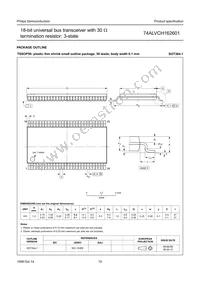 74ALVCH162601DGG:1 Datasheet Page 16